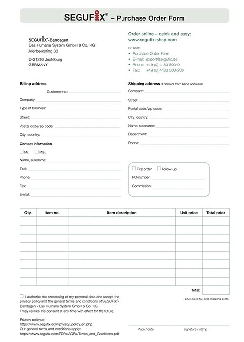 Order Form
